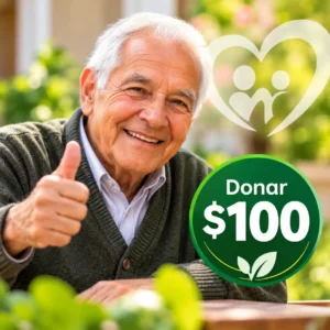 Donación única de $100